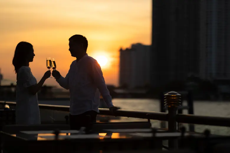 Riverside Romance at River Barge Restaurant Chatrium Hotel Riverside Bangkok
