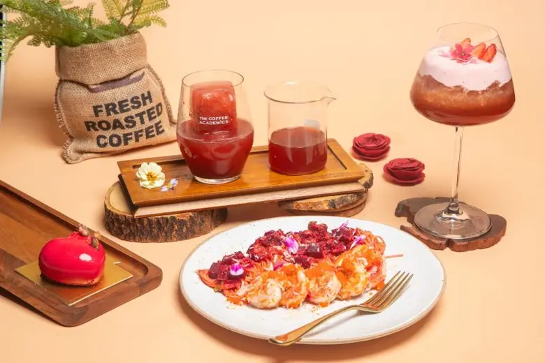 Sweeten up your life with Valentine's special menu featuring food, desserts and drinks at "The Coffee Academ?cs"