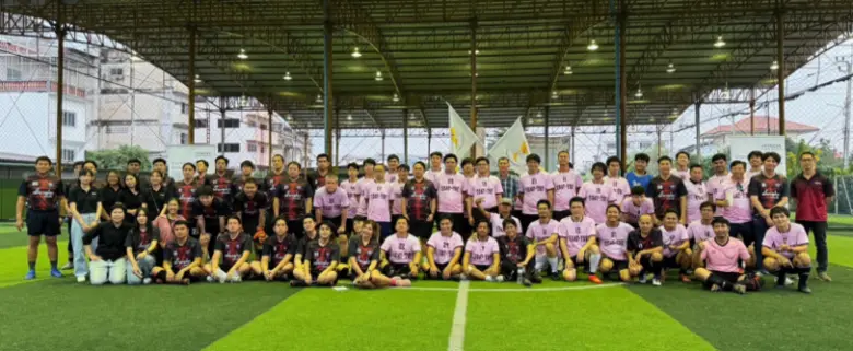 Thrilling moment on Football Match between Hitachi Energy vs EGAT