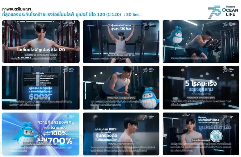 OCEAN LIFE ไทยสมุทร ชวน "โอ้" ส่งที่สุดของประกันโรคร้ายแรง โอเชี่ยนไลฟ์ ซูเปอร์ ซีไอ 120 ที่คุ้มครองโรคร้ายแรงสูงสุดถึง 120 โรค