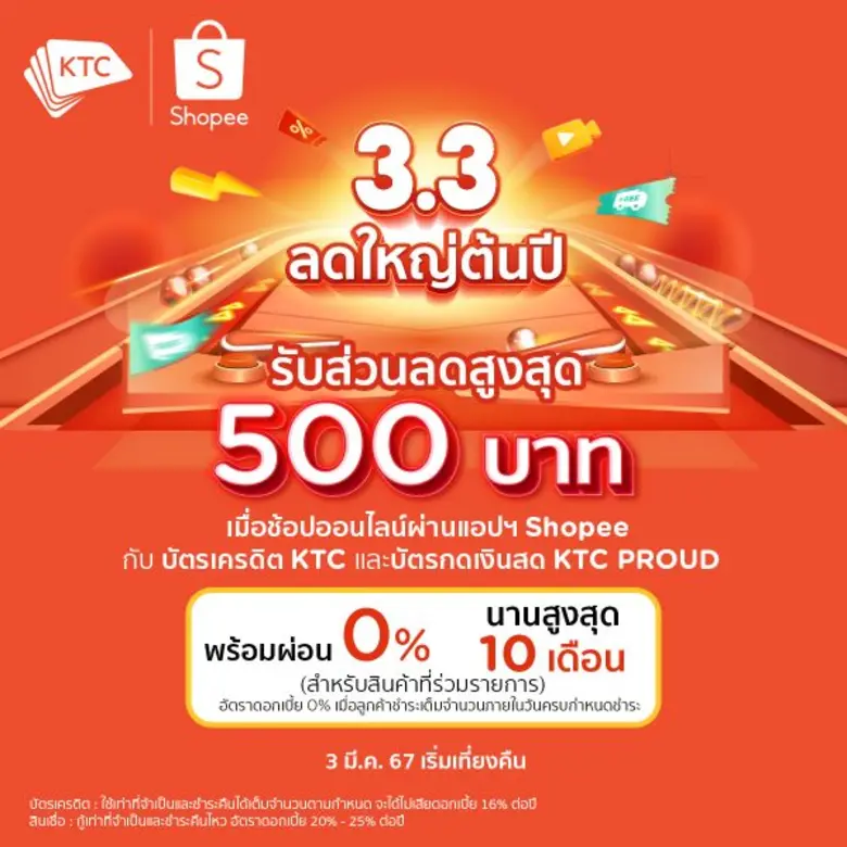 เคทีซีร่วมแบ่งเบาภาระค่าครองชีพนักช้อปออนไลน์ เสิร์ฟความคุ้มค่าถึงมือสมาชิกบัตรเครดิตและบัตรกดเงินสด