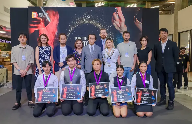เฟ้นหา Mixologist หน้าใหม่ให้วงการ วิทยาลัยดุสิตธานี จัดการแข่งขัน "Pour it up DTC Mixologist Competition 2024"