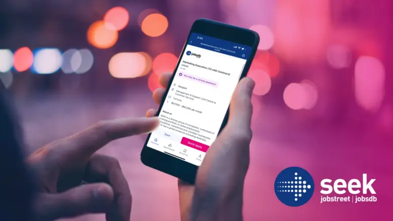 SEEK, Jobsdb unify marketplace platforms, providing "Better Matches" Pairing the right people with the right jobs using world-class AI from SEEK