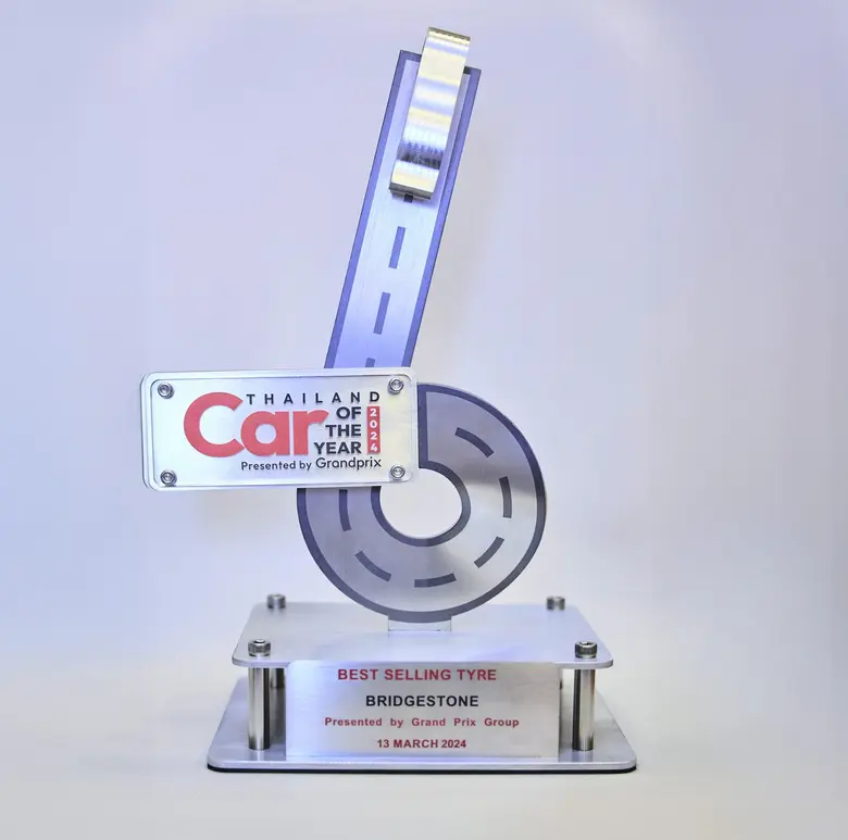 Bridgestone Wins "BEST SELLING TYRE Award by Grand Prix" for 26 Consecutive Years in "CAR & BIKE OF THE YEAR 2024", Fortifying Leadership Position in Thailand's Automotive Tyre