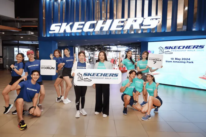 สเก็ตเชอร์ส เตรียมจัดงานเดินวิ่งประจำปี "SKECHERS FRIENDSHIP WALK 2024" เริ่มต้นมีสุขภาพที่ดีไปกับ "SKECHERS GOWALK 7" และ "MAX CUSHIONING"