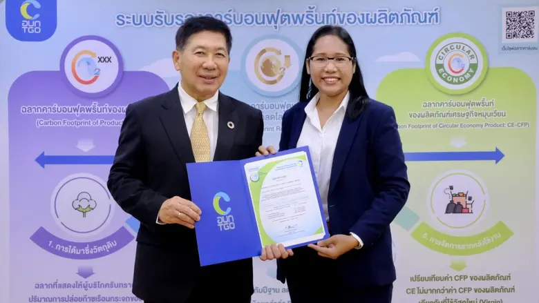 PRAPAT คว้าใบรับรองคาร์บอนฟุตพริ้นท์ขององค์กร มุ่งขับเคลื่อนธุรกิจสู่ "Net Zero Emission Company" สร้างการเติบโตที่ยั่งยืน
