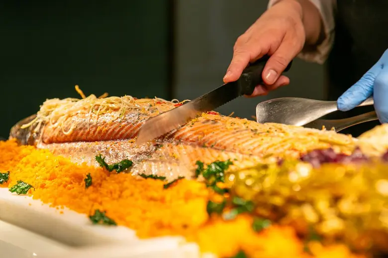 Embark on a Culinary Adventure with Ventisi's 'Salmon Spectacular' Buffet Every Friday