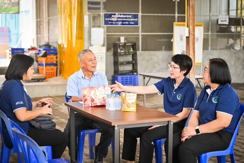 มกอช. ลงพื้นที่ลำพูน หนุนกลุ่มวิสาหกิจชุมชนพัฒนาผลิตภัณฑ์พืชผักสมุนไพรและผลไม้ ใช้ระบบ QR Trace on Cloud และ DGTFarmจ