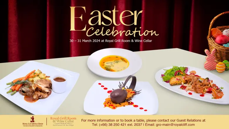 Easter Extravaganza: Indulge in an Exquisite Feast at Royal Cliff Pattaya