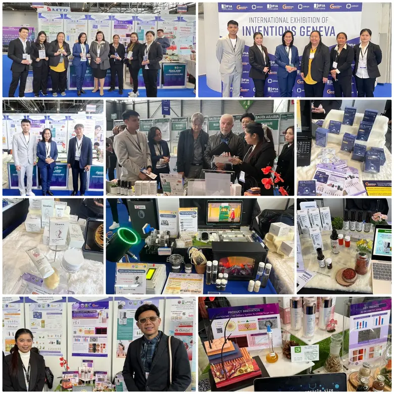 วว. โชว์นวัตกรรมจัดการสิ่งแวดล้อม /ผลิตภัณฑ์เพื่อสุขภาพ ในงานสิ่งประดิษฐ์นานาชาติเจนีวา สมาพันธรัฐสวิส