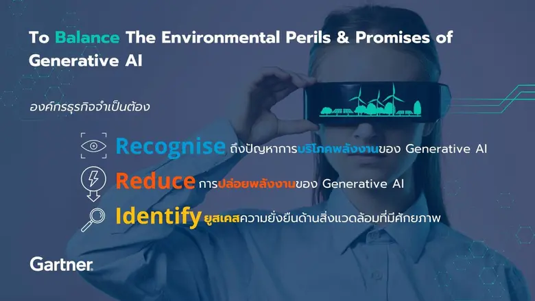 แนวทางสร้างสมดุลระหว่าง "อันตรายต่อสิ่งแวดล้อม" และ "คำมั่นสัญญาของ Generative AI"