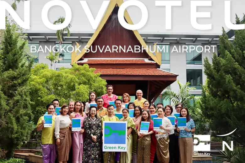 Novotel Bangkok Suvarnabhumi Airport Hotel proudly stands as the FIRST Airport Hotel with Green Key Certificate in South East Asia