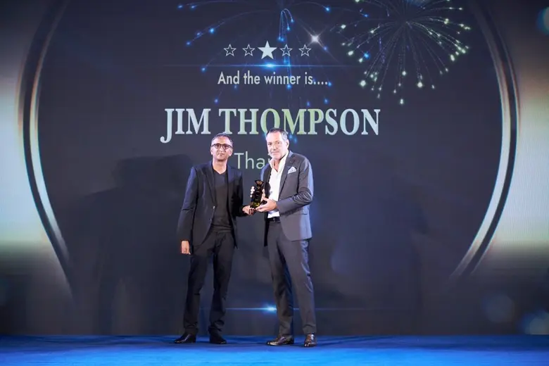 แบรนด์ไทยดังก้องโลก! จิม ทอมป์สัน คว้ารางวัลใหญ่ "Most Iconic Lifestyle Brand in Thailand" จากเวทีระดับโลก "Global Brand Awards"