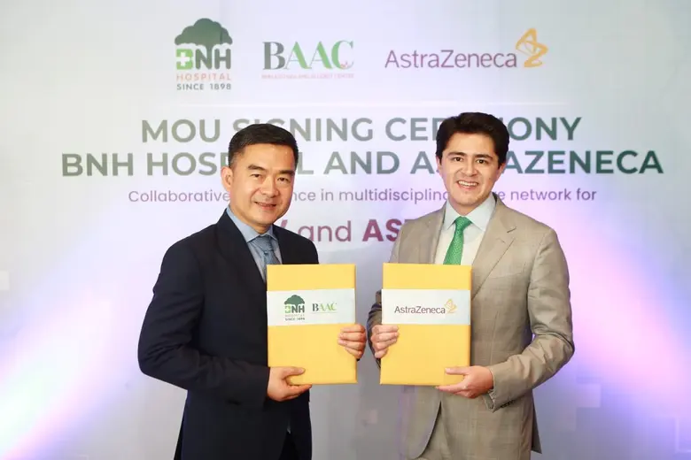 แอสตร้าเซนเนก้า ผนึกกำลัง โรงพยาบาลบีเอ็นเอช ยกระดับสุขภาพทางเดินหายใจคนไทย พร้อมชู "นวัตกรรมเพื่อการดูแลโรคหืดรุนแรงแบบแม่นยำ และภูมิคุ้มกันสำเร็จรูปลดความเสี่ยงไวรัส RSV"
