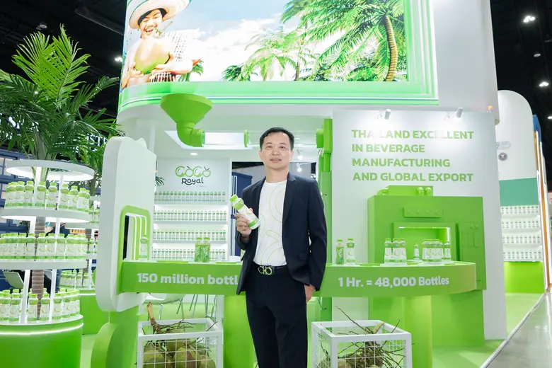 โรแยล พลัส (PLUS) สร้างสีสันในงาน THAIFEX-Anuga Asia 2024 ดัน COCO ROYAL น้ำมะพร้าวไทยแท้ที่ครองใจตลาดโลก ผ่านคอนเซ็ปต์ "TREE TO BOTTLES"