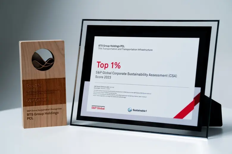 BTS Group - Awarded the Top 1% in S&P Global Corporate Sustainability Assessment at the S&P Sustainability Yearbook 2024 Distinction Ceremony
