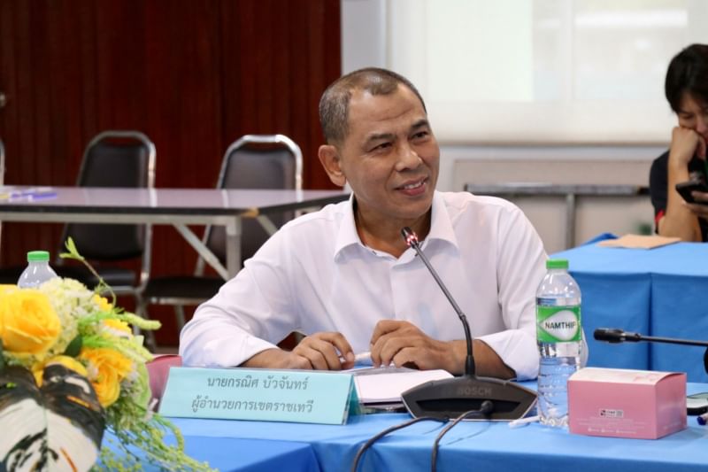 เขตราชเทวีประชุม ศปถ.เขต แก้ปัญหารถสาธารณะจอดแช่ย่านประตูน้ำ