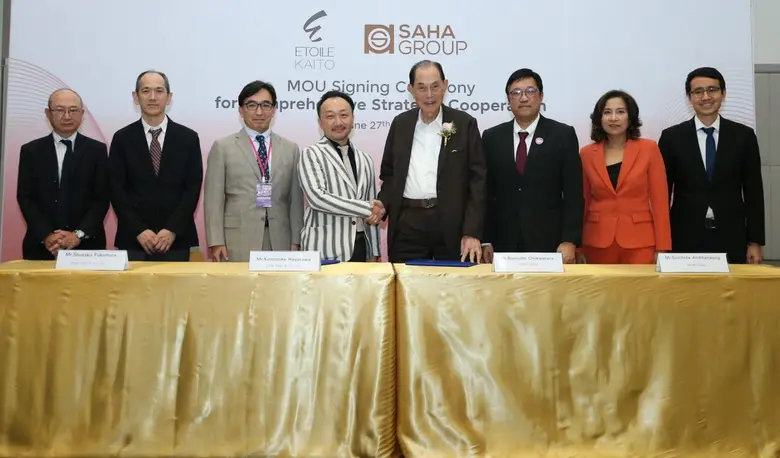 Saha Group Partners with Japanese Wholesale Leader Etoile Kaito Advancing Business Promotion and International Market Expansion