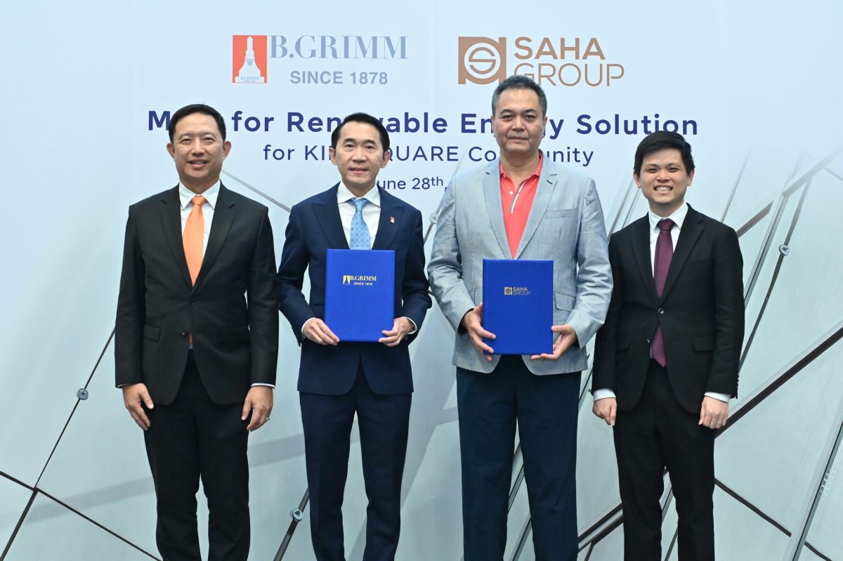Saha Group and B.Grimm Join Forces to Drive Green Projects, Propelling "Kingsquare" as a Leader in Environmental Sustainability in Rama 3
