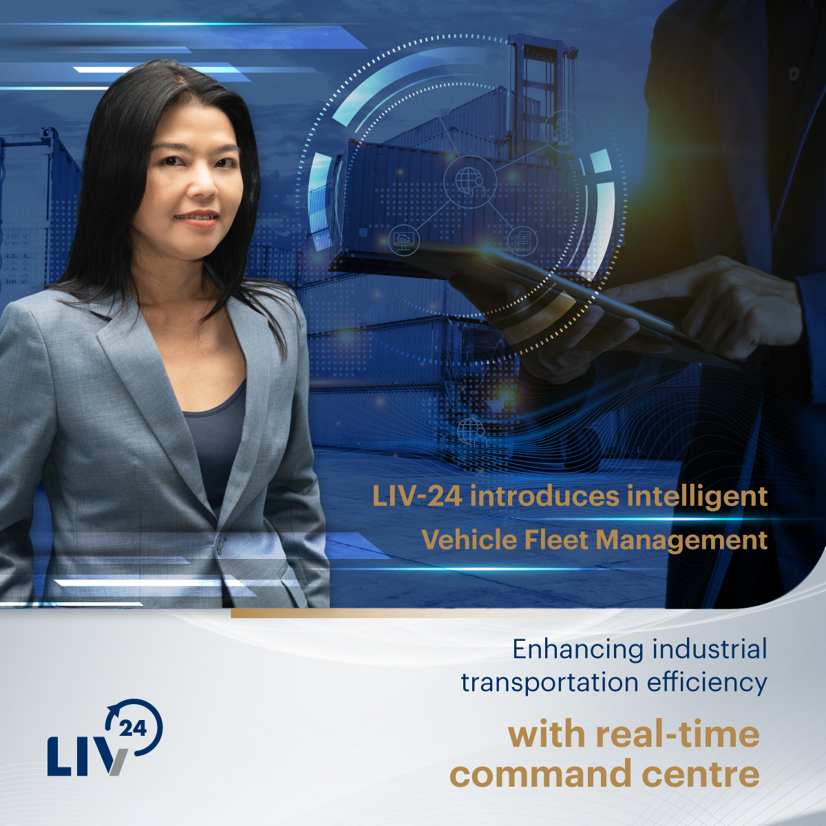 LIV-24 introduces intelligent 'Vehicle Fleet Management' technology Enhancing industrial transportation efficiency with real-time command centre
