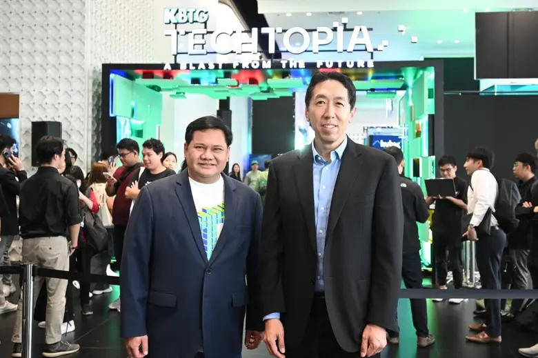 KBTG organizes KBTG Techtopia, a major tech event featuring cutting-edge innovations and global AI leaders, establishing Thailand as the destination for frontier technologies