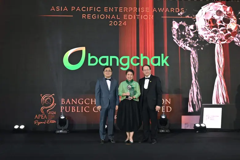 Bangchak Brand Wins "Inspirational Brand" Award at Asia Pacific Enterprise Awards (APEA) 2024