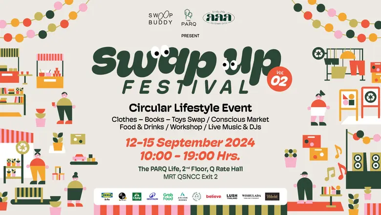 Unleash your style and embrace the circular lifestyle with The PARQ at "SWAP UP FESTIVAL VOL.2", September 12th-15th, 2024