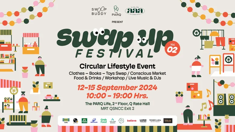 Unleash your style and embrace the circular lifestyle with The PARQ at "SWAP UP FESTIVAL VOL.2", September 12th-15th, 2024