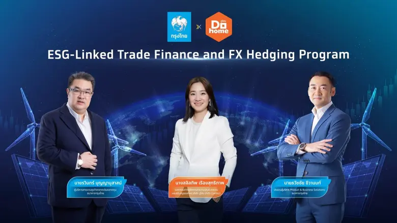 Krungthai Bank Partners with Dohome to Pioneer Linking Trade Finance and FX Hedging to Sustainability Goals