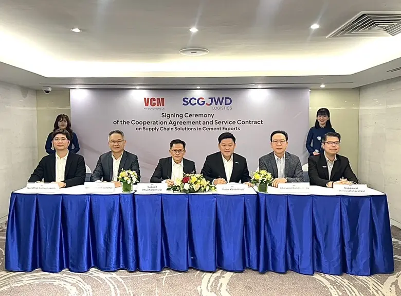 SJWD Expands 'End-to-End Supply Chain Solution' Services in Vietnam Signs MOU with VCM to Provide Raw Material Handling and Cement Transportation