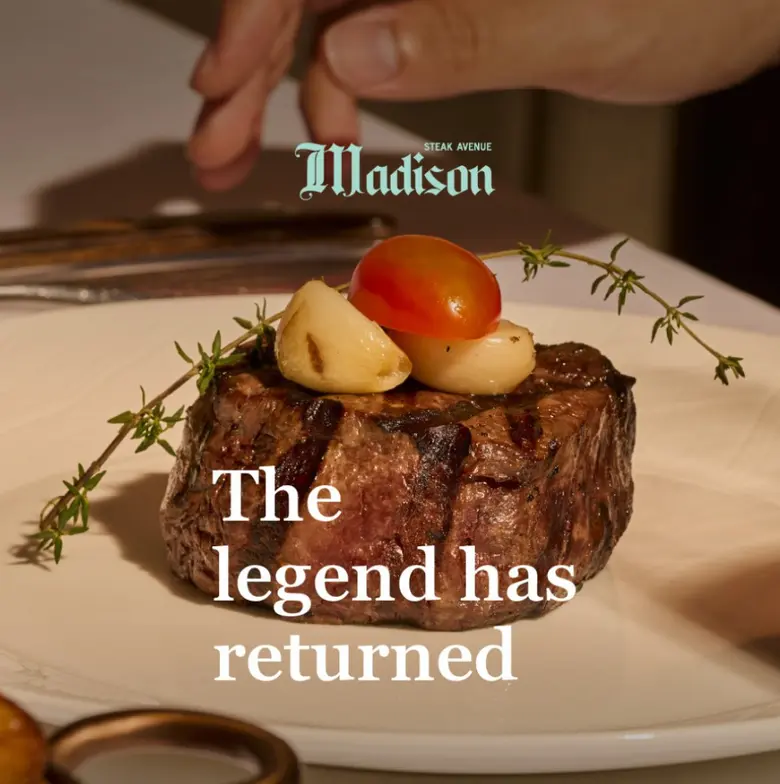 ต้อนรับการกลับมาอีกครั้งของร้าน Madison Steak Avenue