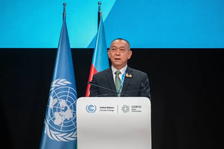 ดร.เฉลิมชัย กล่าวถ้อยแถลงในเวที COP29 มุ่งหวังเป้าหมายทางการเงินใหม่ เพิ่มขีดความสามารถในการรับมือโลกเดือดให้กับประเทศกำลังพัฒนา .
