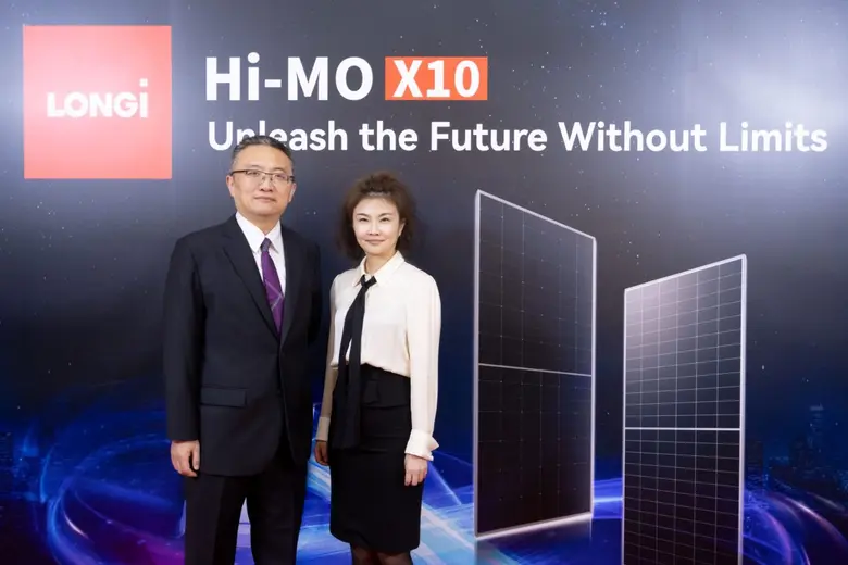 LONGi ยกระดับพัฒนาเทคโนโลยีล้ำสมัยระดับโลกครั้งสำคัญ เปิดตัว "LONGi Hi-MO X10 ปลดปล่อยอนาคตไร้ขีดจำกัด"