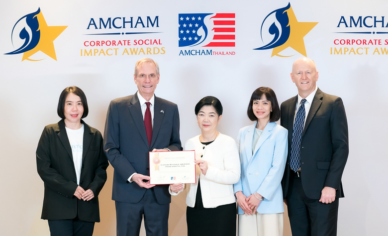 The Mizuiku Water Conservation Project for Suntory Beverage &amp; Food (Thailand) wins Corporate Social Impact Awards from The American Chamber of Commerce in Thailand
