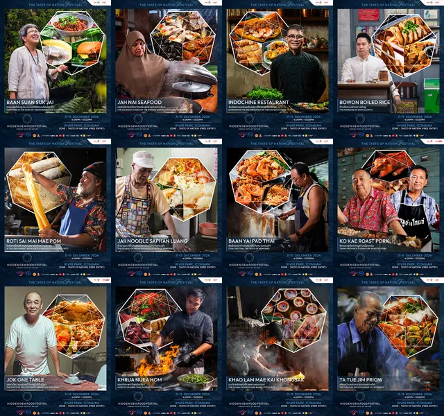 งานเดียวที่รวม 12 ฮีโร่ Hidden Gem และร้านอาหารชื่อดังทั่วไทย ที่จะทำให้คุณตื่นตาตื่นใจกับทุกคำ!