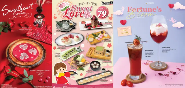 Six restaurants under the IMPACT group welcome the month of love with special dishes, desserts, and beverages, available from today until 28 February 2025