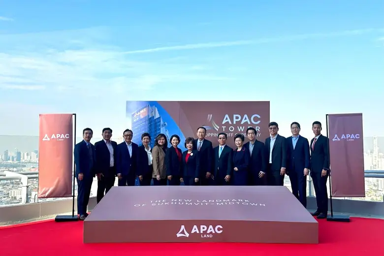 APAC Tower Celebrates Topping Off Ceremony and Launches "The New Landmark of Sukhumvit-Midtown"