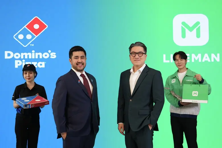 LINE MAN จับมือ Domino's Pizza เดินเกมรุกทั่วไทย ผนึกกำลังเบอร์ 1 ขยายสาขา-จัดดีลเอ็กซ์คลูซีฟปั้นยอดโต