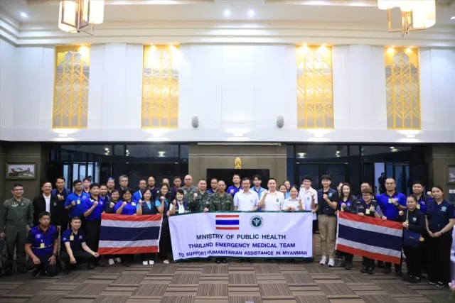 SEhRT กรมอนามัย สร้างความยั่งยืนด้านการจัดการสุขาภิบาลและอนามัยสิ่งแวดล้อม ที่ประเทศเมียนมา ส่งทีมผลัด 4 ร่วมกับ EMT Thailand