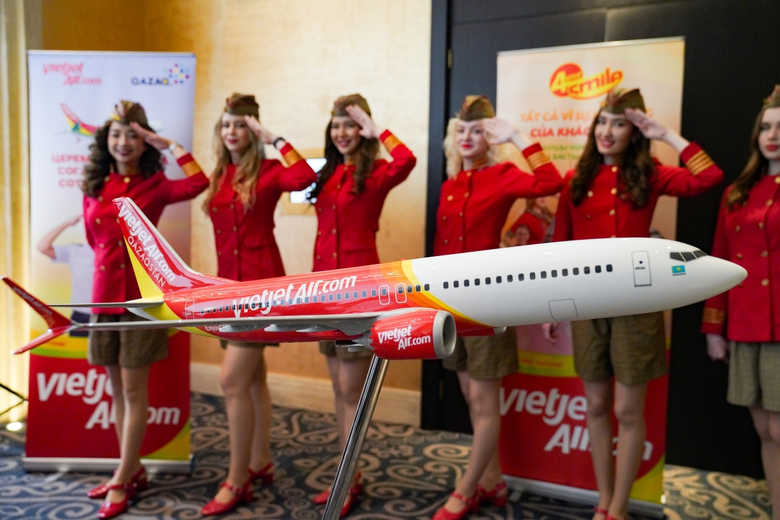 เวียตเจ็ท ผนึกกำลัง คาซัคแอร์ เปิดตัวสายการบิน "Vietjet Qazaqstan" สานต่อความร่วมมือเชิงยุทธศาสตร์