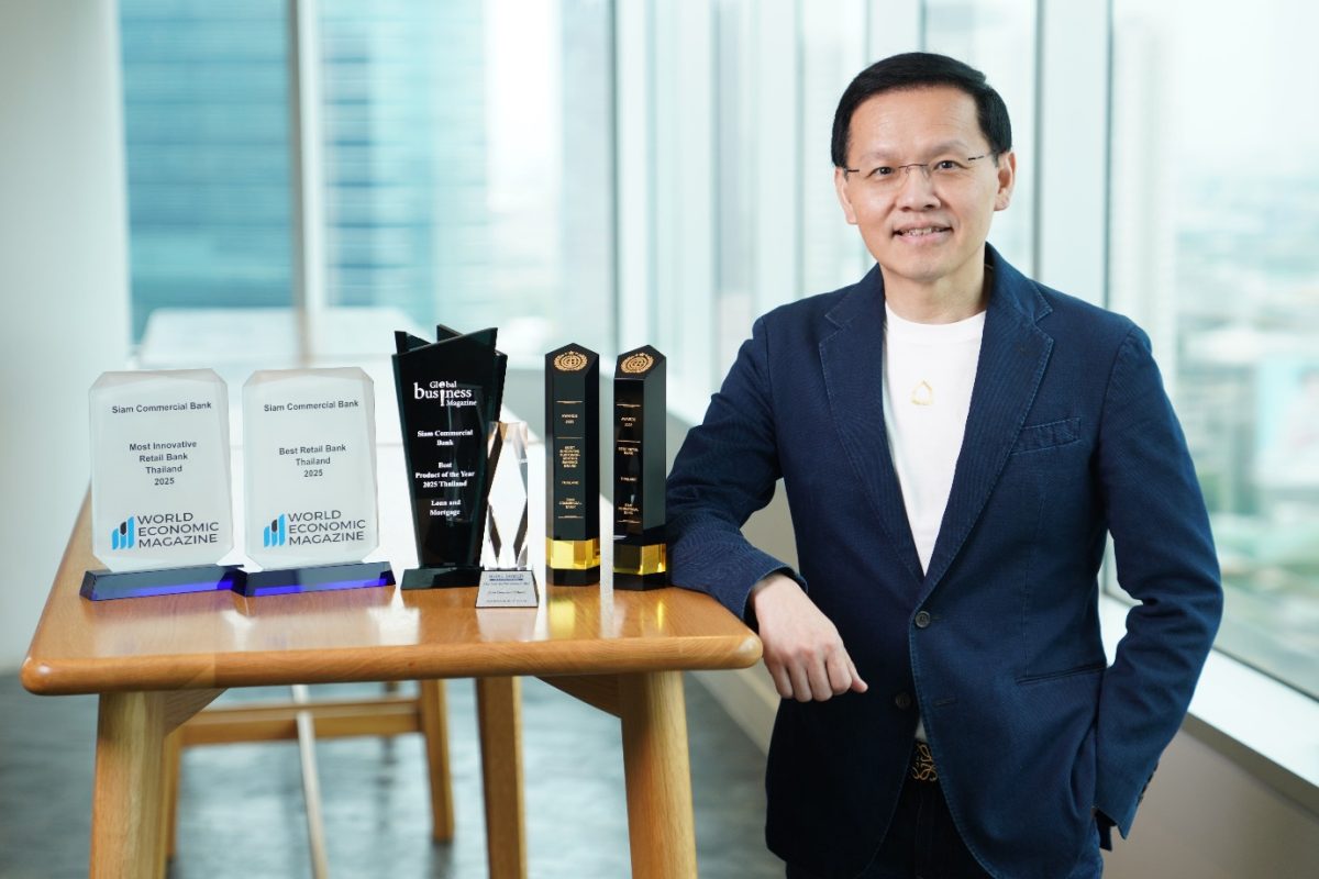 SCB Wins Six Prestigious Awards from Four World-Class Institutions, Reinforcing Leadership in Thailand's Retail Banking