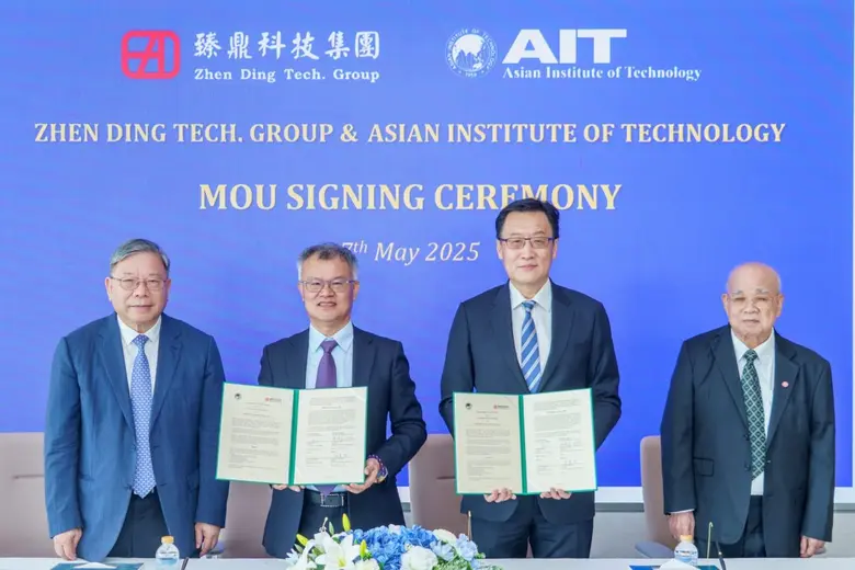 AIT Signs MOU with Zhen Ding Technology Group, Taiwan to Advance Global Tech Talent and Innovation