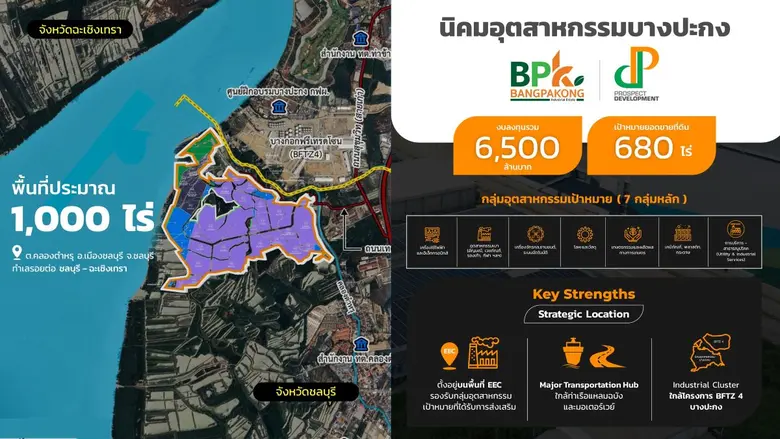 Prospect Development, the Flagship of MK Real Estate, Unveils 2025 Direction To Invest THB 6.5 billion in an Industrial Estate in the EEC that will drive Long-Term Sustainable Growth
