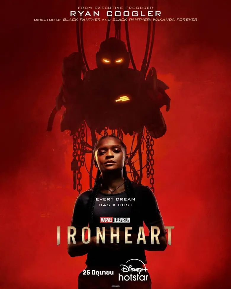 Marvel Television เผยตัวอย่างและโปสเตอร์ใหม่ของ "Ironheart" ซีรีส์ฮีโร่มาร์เวลเรื่องใหม่
