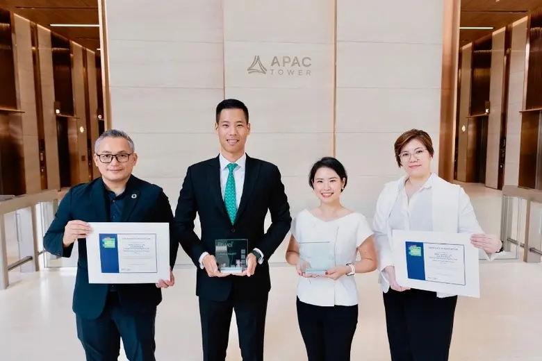 APAC Tower ร่วมกับ SCG ตอกย้ำความสำเร็จคว้ารางวัล fitwel Best in Building Health 2025