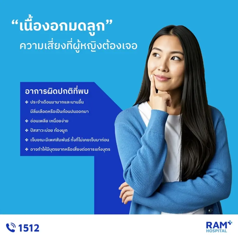 "เนื้องอกมดลูก" ความเสี่ยงที่ผู้หญิงต้องเจอ