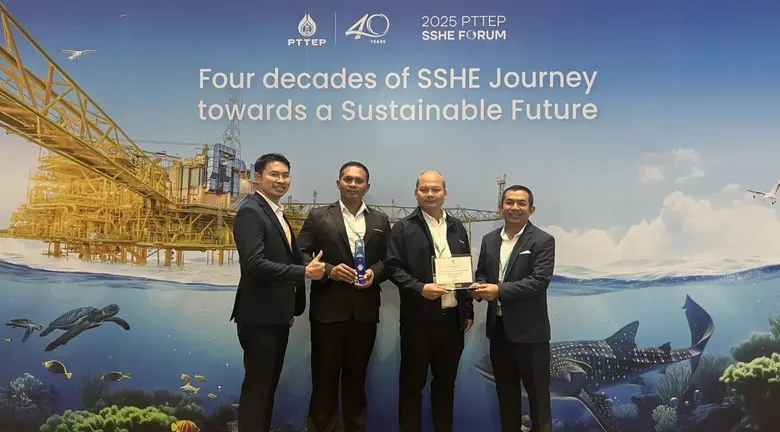 UTSE Receives CEO SSHE Excellence Award 2024 from PTTEP