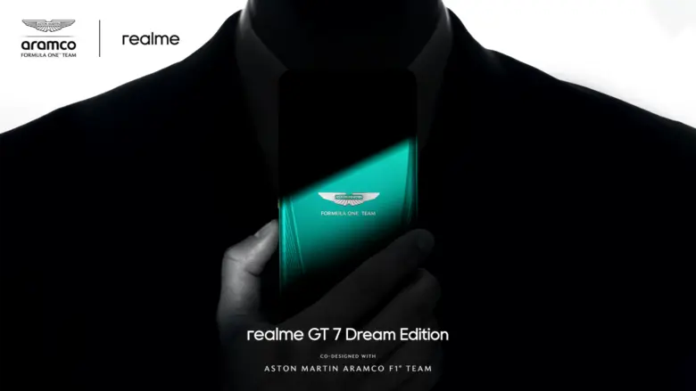 แรงกว่านี้ไม่มีอีกแล้ว! realme จับมือ Aston Martin จุดชนวนความเร็วระดับรถแข่ง ในรุ่นพิเศษ "realme GT 7 Dream Edition"