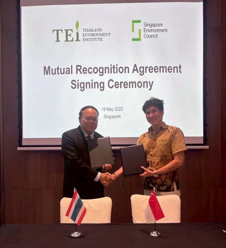 ก้าวสำคัญ! ไทย-สิงคโปร์ ลงนาม MRA สร้างมาตรฐานวัสดุก่อสร้างสีเขียว ปูทางสู่ตลาดอาเซียน