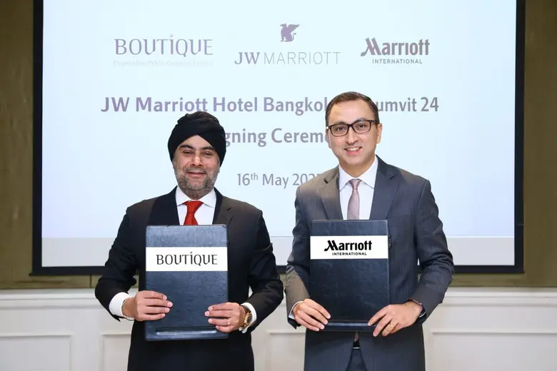 บูทิค คอร์ปอเรชั่น (BC) ผนึก Marriott International เปิดตัว "เจดับบลิว แมริออท โฮเทล แบงค็อก สุขุมวิท 24(JW MARRIOTT HOTEL BANGKOK SUKHUMVIT 24)" โรงแรมลักชูรี่ใหม่ระดับ 5 ดาว ใจกลางกรุงเทพฯ